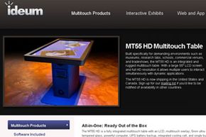 Ideum MT55”border=