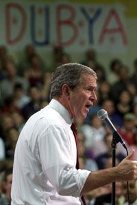 During the 2000 campaign, Texas governor George W. Bush became known as &quot;Dubya.&quot;