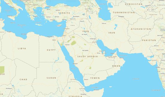 Middle East Map: Explore Interactive and Printable Maps & Full Country List