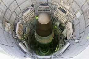The Titan nuclear intercontinental ballistic missile in silo in Arizona.