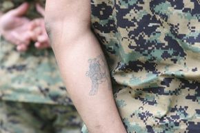 can you join the military with visible tattoos