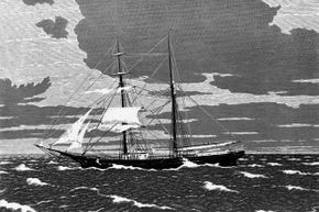The Mary Celeste was found unmanned drifting towards the Strait of Gibraltar in 1872.
