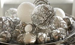 Leave color out this year and instead, focus on whites, metallics and clear glass.