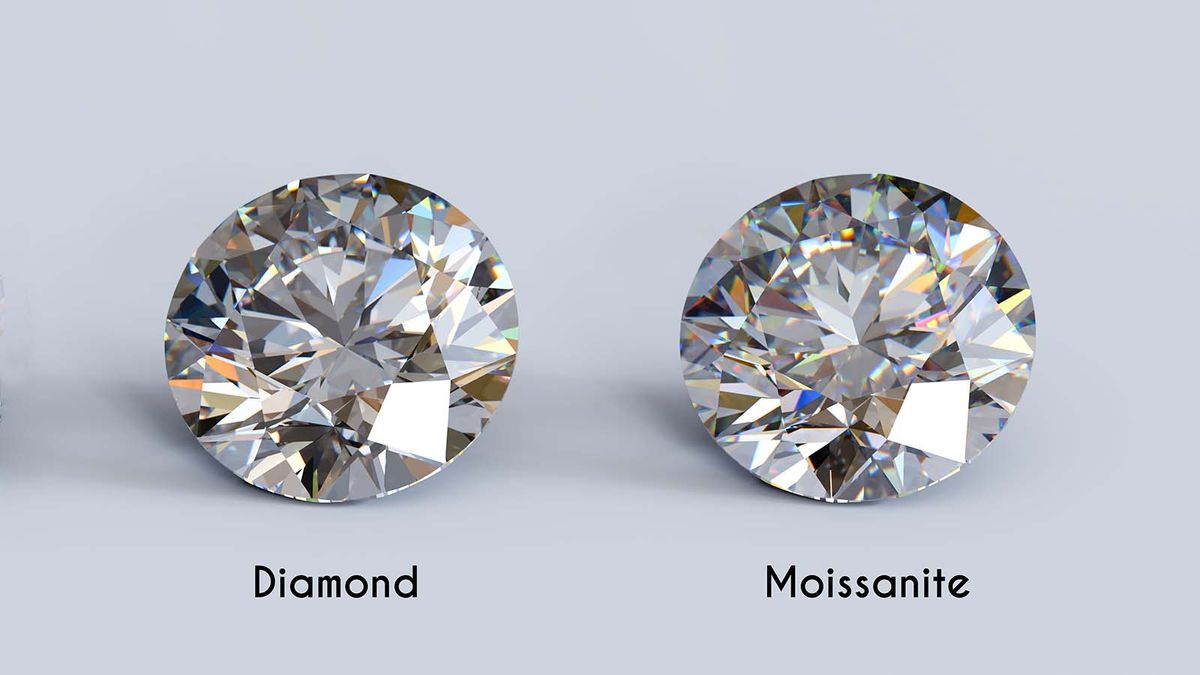 Difference between clearance moissanite and cz