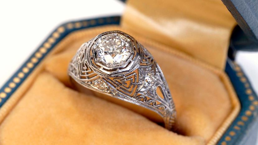 antique diamond ring