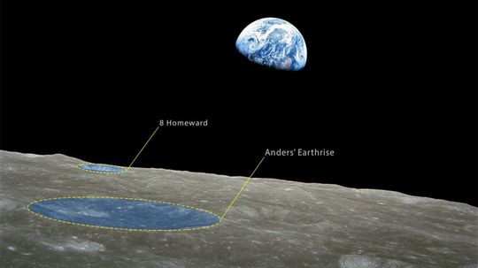 Two Moon Craters Named for Apollo 8 Astronauts