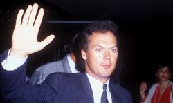 Mr. Mom himself, Michael Keaton in Westwood, Calif.