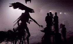 In defiance of God himself, filmmakers create 2004's "AVP: Alien vs. Predator."”width=