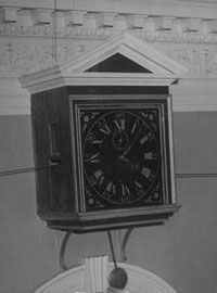 The great clock in the entrance hall may look simplistic, but it was a one-of-a-kind design with some pretty unique features.