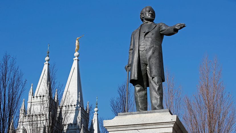  statue of Brigham Young