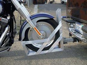 motorcycle towing cradle