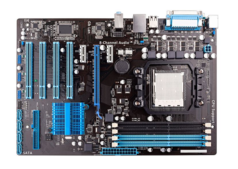 motherboard with CPU sockets