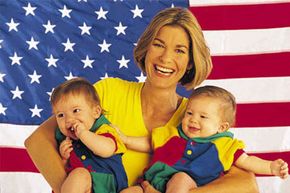 american flag mom