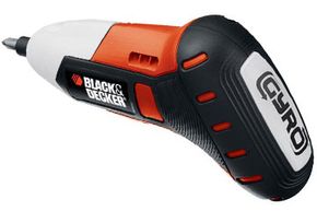 The GYRO, from Black & Decker, is the world’s first (and only, as of early 2013) motion-activated power tool.