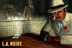 《L.A. Noire》是一款黑暗犯罪游戏，玩家在游戏中需要进行大量审讯。访谈对象的面部表情揭示了重要的线索。＂border=