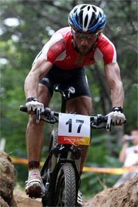 Olympic mountain biker