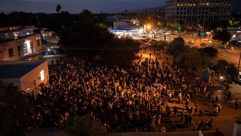 vigil for Halyna Hutchins