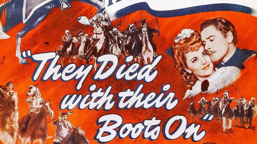"They Died With Their Boots On" poster