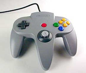 The trident shape of the Nintendo 64 controller is unique among video game systems.