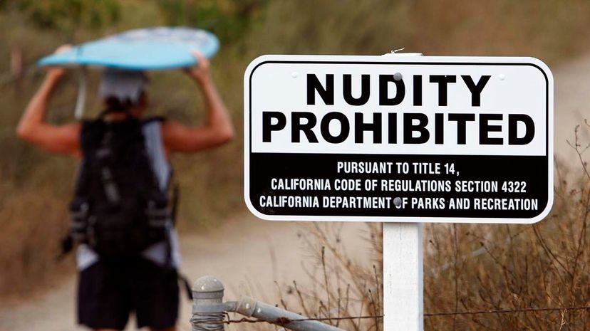 national parks, nudity