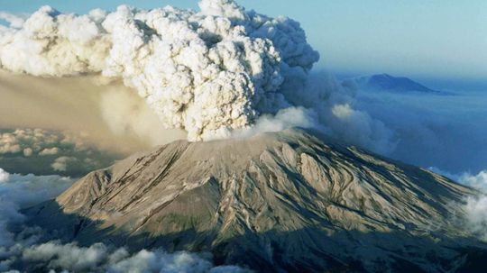 How is volcanic ash made?