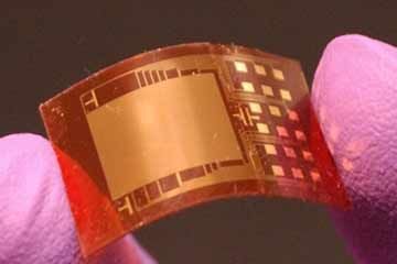 Nanogenerators generate electric current with a simple squeeze.