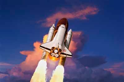 space shuttle takeoff