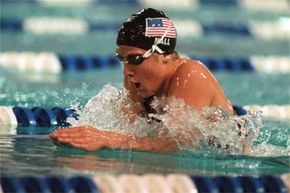 Sports Image Gallery U.S. swimmer Anita Nall swims to a bronze medal at the 1995 Pan American Games in Mar del Plata, Argentina. See more sports pictures.