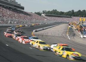 New Hampshire International Speedway hosts twoNASCAR races each year on its oval track.