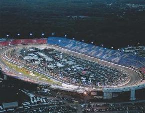 Richmond International Raceway is renowned forconducting its races at night under the lights.