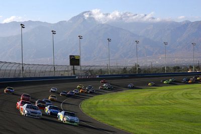 The NASCAR Sprint Cup Series Pepsi 500 at Auto Club Speedway