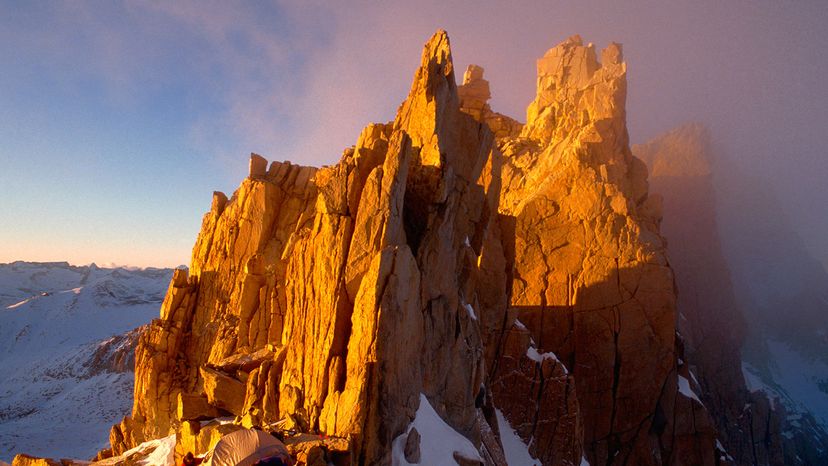 Mountaineer's Camp at Mount Whitney Trail Crest