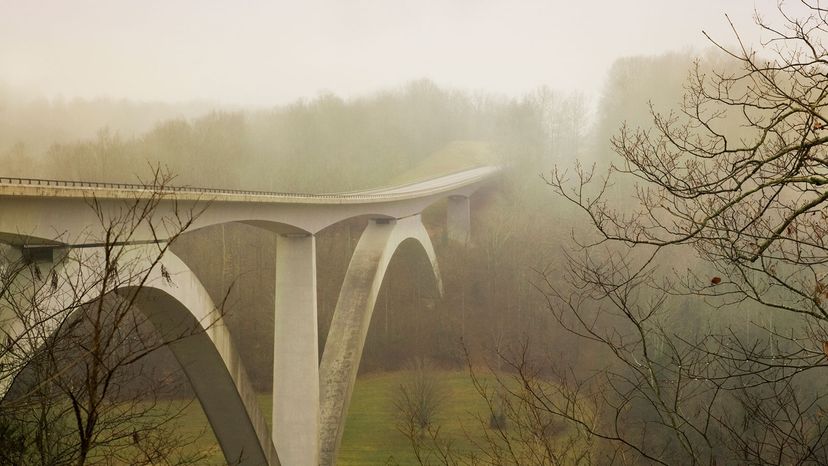 Natchez Trace bridge over Hwy 96 in Franklin, TN.