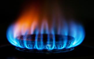 blue flame, gas stove, flame, stove, natural gas