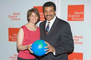 Neil deGrasse Tyson and wife Alice Young attend the World Science Festival opening gala at Lincoln Center in New York City.