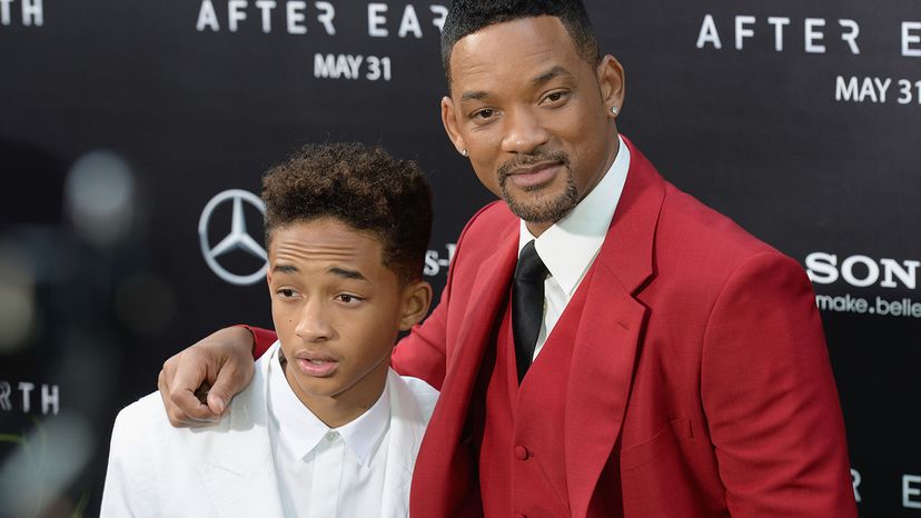 Jaden and Will Smith with 