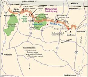 Follow this map to see the points of interest along Mohawk Trail.