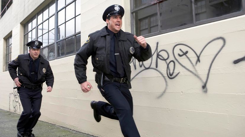 running from cops