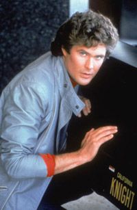 David Hasselhoff, playing &quot;Knight Rider&quot; character Michael Long.