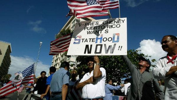 Protesting government in defense of American culture.