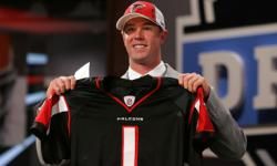 Matt Ryan was selected third overall by the Atlanta Falcons during the 2008 NFL Draft.