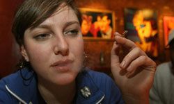 Using a nicotine inhaler can mimic the action of smoking.