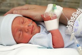 NICU baby with mother