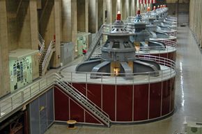 Tesla saw the benefits of using water to power generators like these at Hoover Dam -- even though it was unproven technology at the time.