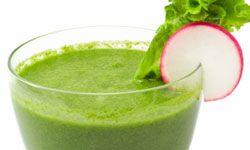 green vegetable smoothie