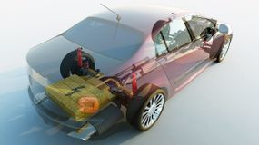 transparent hybrid car