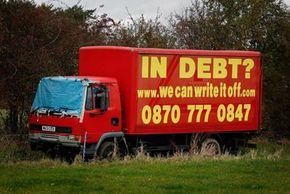 ad on truck