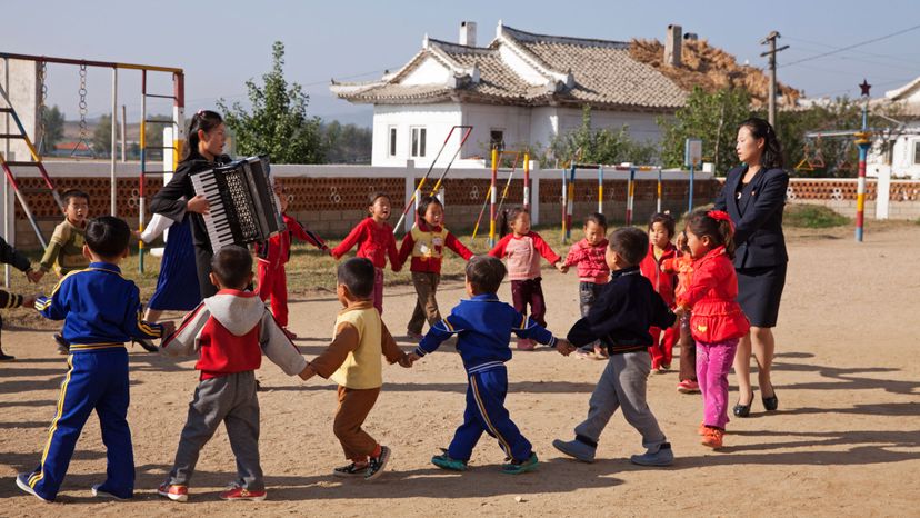 kindergarten, north Korea