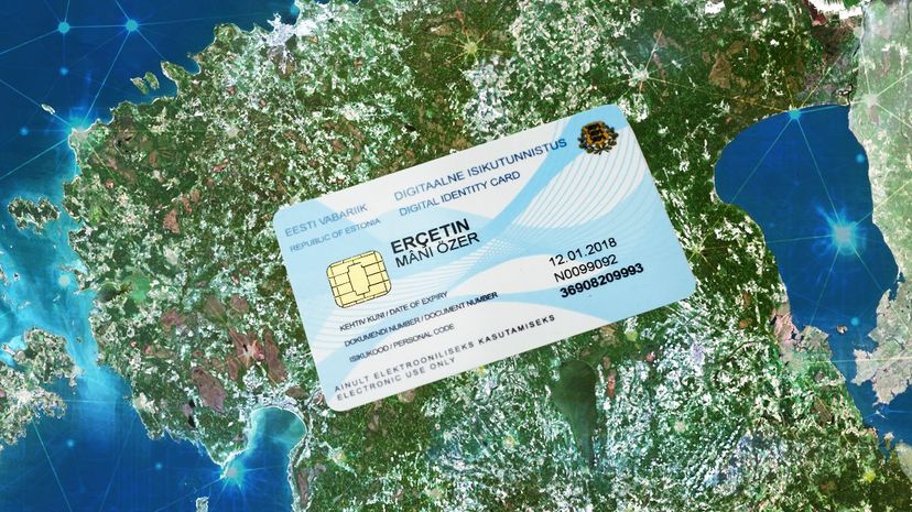 People who apply for and are granted e-Residency in Estonia would receive a card that looks a lot like this. Post-Brexit, the number of British people applying for Estonian e-Residency has soared. Martin Dremljuga/Planet Observer/Getty Images