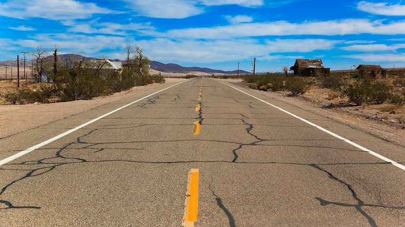 Ever wondered what those drizzles of tar on a road's surface were? Maik Blume/Getty Images